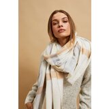 Marisse Sand Checkered Scarf | ePonuda.com