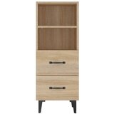  Komoda boja hrasta sonome 34,5x34x90 cm od konstruiranog drva | shoptok.hr
