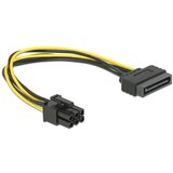 Delock adapter sata m - 6pin za grafične kartice pci-express 0,2m 82924 | Shoptok.si