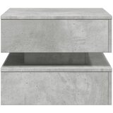  Stolić za kavu s LED svjetlima siva boja betona 50 x 50 x 40 cm | shoptok.hr