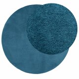 Tepih OVIEDO kratkih vlakana tirkizni Ø 120 cm | shoptok.hr