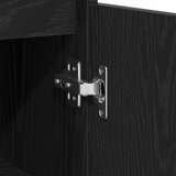  Ormar za kupaonicu Crna Hrast 30x30x100 cm Konstruirano drvo | shoptok.hr
