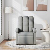  Masažni naslonjač od tkanine svjetlosivi | shoptok.hr