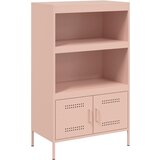 Maison Chic Visoka omara - Komoda - Predalnik roza 68x39x113 cm jeklo, (21716772) Cene