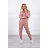 Kesi 3-piece sweater set dark pink Cene