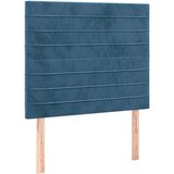  Box spring s madracem LED tamnoplavi 120x200 cm baršun | shoptok.hr
