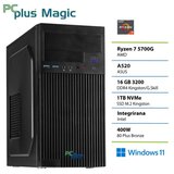 PCPLUS Magic Ryzen 7 5700G 16GB 1TB SSD Windows 11 Home namizni računalnik Cene