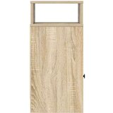 vidaXL Nočna omarica z predalom sonoma hrast 25x31x66 cm | Shoptok.si