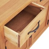  Kreveta Smeđa 112 x 33.5 x 70 cm Čvrsto drvo hrasta | shoptok.hr