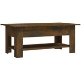  Stolić za kavu boja dimljenog hrasta 102 x 55 x 42 cm iverica | shoptok.hr