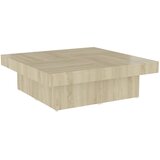  Stolić za kavu boja hrasta sonome 90 x 90 x 28 cm od iverice | shoptok.hr