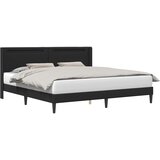  Krevetna konstrukcija Crna 200 x 200 cm Umjetna koža | shoptok.hr