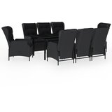  9-dijelni vrtni blagovaonski set tamnosivi | shoptok.hr