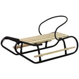 Metal Sled with Backrest Strap Black | shoptok.hr