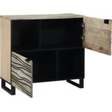  Stranišče Bela 80 x 33 x 75 cm trden mangov les, (5000217903) | Shoptok.si
