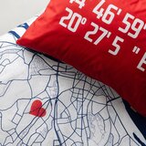 Gusenica Krevetski set crvena zvezda mapa grada | Eponuda.com