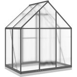  Staklenik s okvirom antracit 169 x 114 x 202 cm aluminijski | shoptok.hr