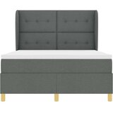 Krevet s opruga kutije Tamno siva 200 x 140 cm tkanina | Eponuda.com