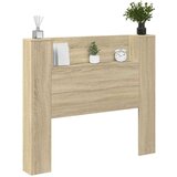 Krevetna ploča s LED-om s policom Sonoma 120 x 16 5 x 103 5 cm | shoptok.hr