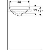 Geberit LAVABO VARIFORM UGRADNI OVALNI 500X400 GEBERIT 500.710.01.2 | ePonuda.com