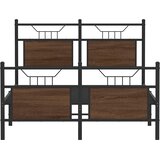  Okvir kreveta bez madraca smeđa boja hrasta 120 x 200 cm drveni | shoptok.hr