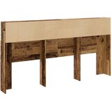  Uzglavlje s ormarićem boja starog drva 200x19x103,5 cm drveni | shoptok.hr