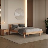 MID.YOU POSTELJA 90 cm x 200 cm , les bukev (jedrovina) | Shoptok.si