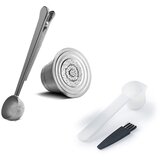 INF kavne kapsule nespresso kapsule filter za držalo za kavne stroke za ponovno polnjenje silver, (21536376) Cene
