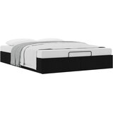  Otomanski krevet Crna 153 x 203 cm Tkanina | shoptok.hr