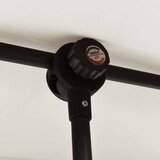  Vrtni suncobran s aluminijskom šipkom 180 x 110 cm boja pijeska | shoptok.hr