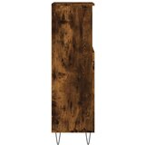 vidaXL kupaonski ormarić dimljeni hrast 30x30x100 cm konstruirano drvo | shoptok.hr