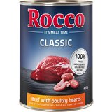 Rocco Classic 6 x 400 g - Govedina s perutninskimi srci Cene