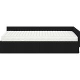  Kotni okvir postelje z matrico Drugo 2 pcs Zelena blago, (5000123308) | Shoptok.si