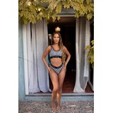 DAX INTIMO Ženske brazilke Zik zak crno-bele | Eponuda.com