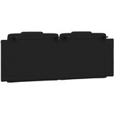  Jastuk za uzglavlje Viana crni 120 cm od umjetne kože | Eponuda.com