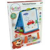  Magnetna ploča s kredom 3u1, plavi stol za igre | shoptok.hr