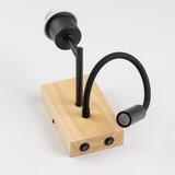  Brilagi - LED zidna lampa NUBILA WOOD 1xE27/25W/230V + LED/3W hrast/braon | Eponuda.com