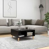 Stolić za kavu crni 60 x 60 x 30 cm od iverice | shoptok.hr