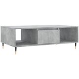 Maison Chic Klubska mizica - kavna mizica - Nizka mizica betonsko siva 104x60x35 cm inženirski les, (21754311) Cene