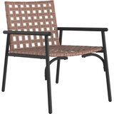  Vrtna stolica 2 pcs Smeđa 78 x 55,5 x 75,5 cm poliratan | shoptok.hr