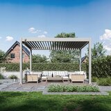 Gardenson Pergola Trumpf, Biserna Barva, 3x4m | Shoptok.si