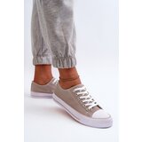 Boto Women's Fabric Classic Low-Top Sneakers Dark Beige Lennabella | ePonuda.com