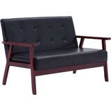  2-dijelni set sofa od umjetne kože crni | shoptok.hr