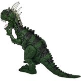 Green Dinosaur on Batteries Moves with the Sound Projector | shoptok.hr