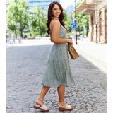 Gemre Green floral mini dress Nuovi | Shoptok.si