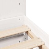 vidaXL Okvir kreveta bez madraca bijeli 140 x 190 cm masivna borovina | shoptok.hr