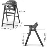 Kinderkraft Hranilica TINO 3u1 siva | shoptok.hr