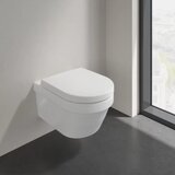 Villeroy Boch 5684HRR1 Architectura Combi-Pack CeramicPlus viseča WC školjka z WC desko s počasnim zapiranjem | Shoptok.si
