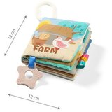 BabyOno Have Fun Sensory Book kontrastna izobraževalna knjiga z grizljajočim delom Farm 1 kos | Shoptok.si