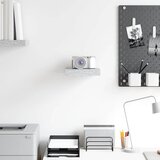  Plutajuća zidna polica siva boja betona 23 x 23,5 x 3,8 cm MDF | Eponuda.com